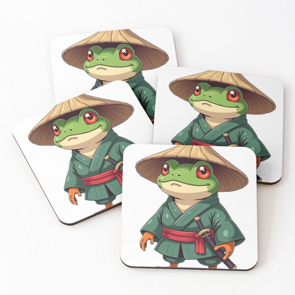 Item preview, Frog Ronin – The Calm Blade designed and sold by ShopValueBiz.