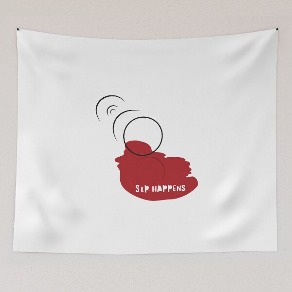 Item preview, Foodie Quote Pun Humor - Red Wine Sip Happens designed and sold by holaitssher.