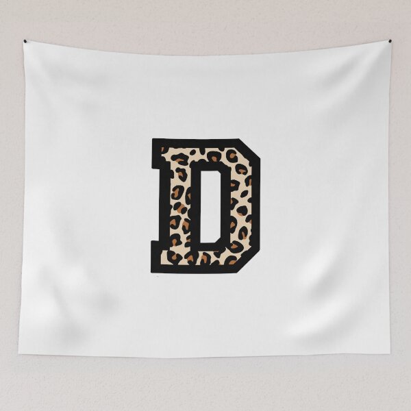 Item preview, Letter D leopard print designed and sold by rosipos.