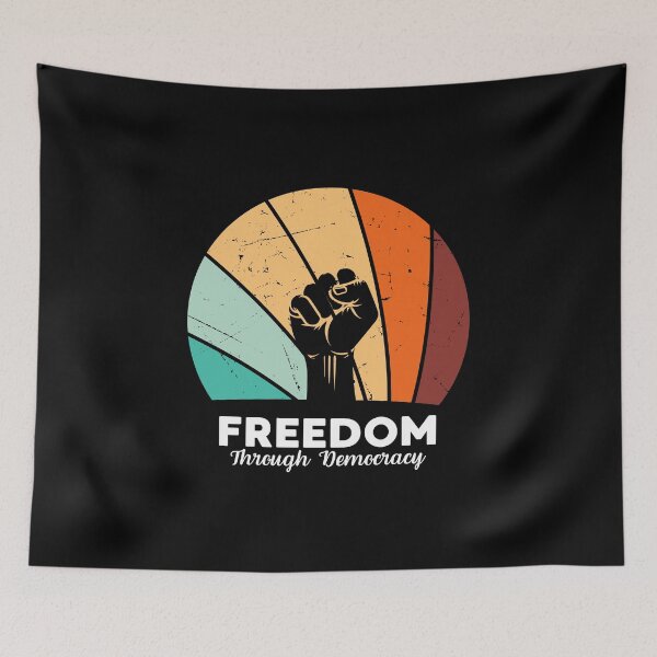Item preview, Freedom Through Democracy designed and sold by musthavewords.