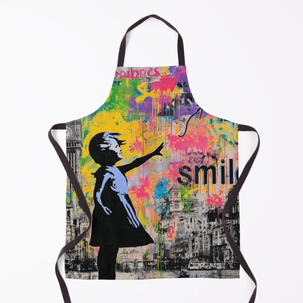 Item preview, Girl With Balloon Street Art Mural  designed and sold by GrinGalore.