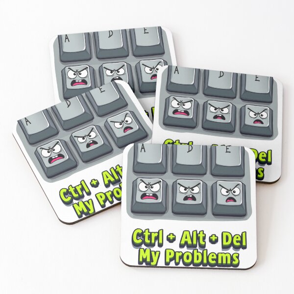 Item preview, Ctrl + Alt + Del My Problems – Tech Humor Trio designed and sold by ShopValueBiz.
