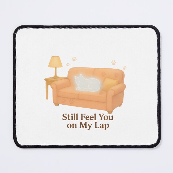 Item preview, Still Feel You on My Lap – Pet Loss Art designed and sold by PetSoulPrints.