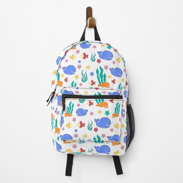 Item preview, Children's marine motif - whale and fish on a white background designed and sold by AtlMaddynette.