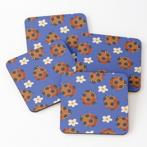 Item preview, Cartoon ladybug and daisies designed and sold by Luamor.