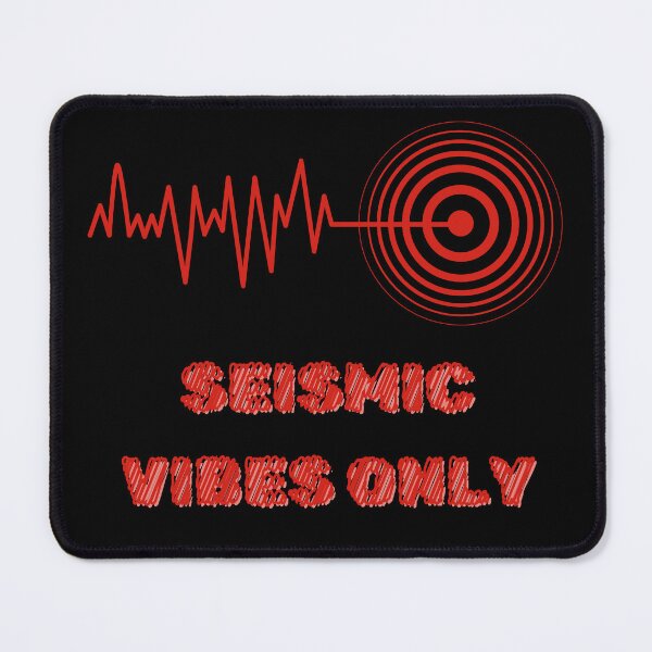 Item preview, Seismic Vibes Only – Seismograph Wave Graphic Design designed and sold by Rocklights.