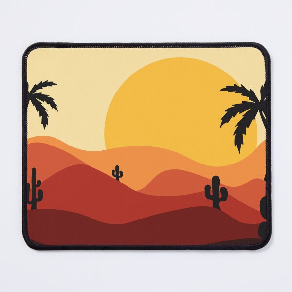 Item preview, Sunset in the desert with cacti designed and sold by Tanysha54.
