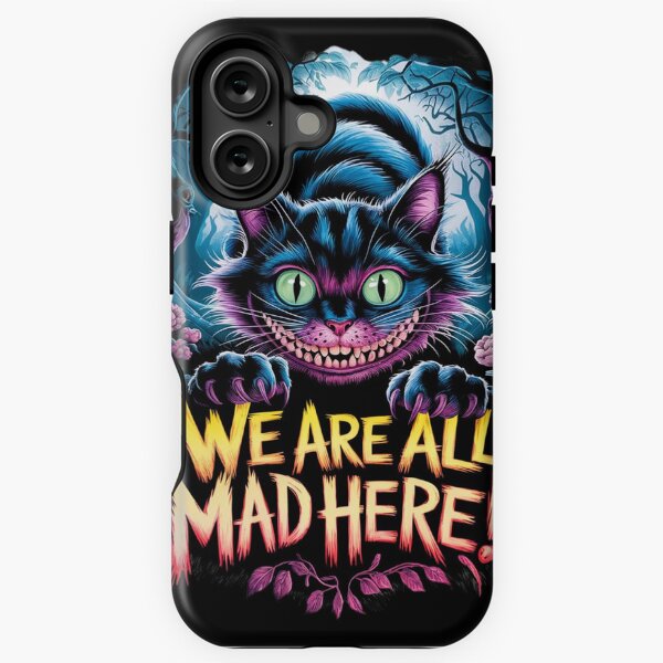Item preview, WE ARE ALL MAD HERE! – Sinister Cheshire Shadows designed and sold by seif22.