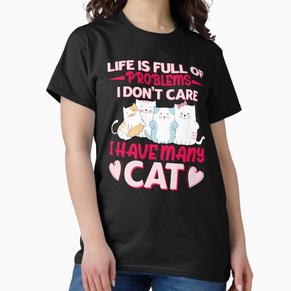 Item preview, Life Is Chaos, But I Have Cats designed and sold by mafiatees-intl.