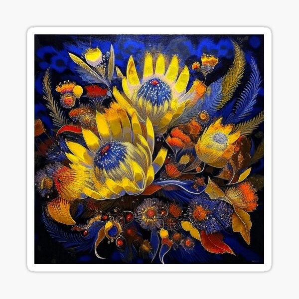 Item preview, Waratah for Ukraine designed and sold by andreisky.