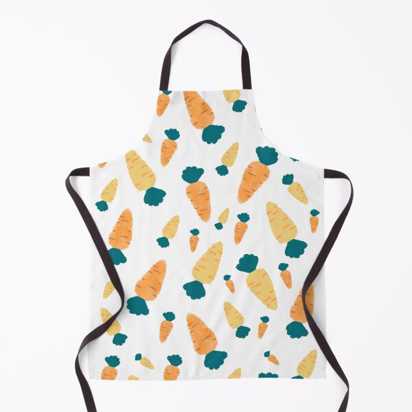 Item preview, Fresh carrot pattern on white background designed and sold by AtlMaddynette.