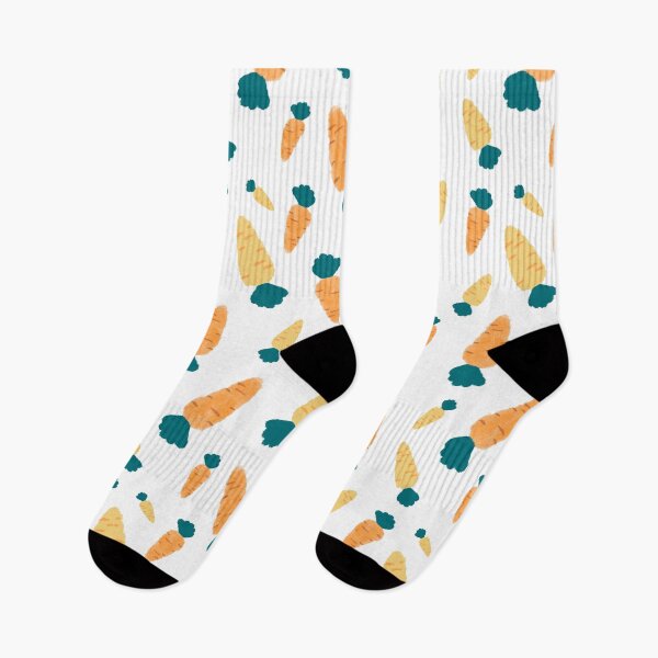 Item preview, Fresh carrot pattern on white background designed and sold by AtlMaddynette.