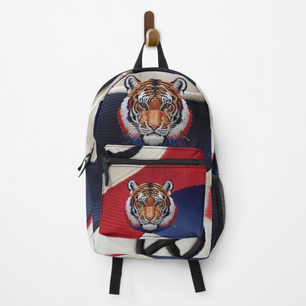 Item preview, Fierce Korean Tiger Embroidery Design  Red White & Blue National Animal Pattern designed and sold by ArtDesignTp.