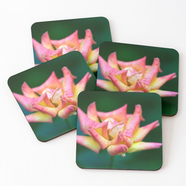 Item preview, Pink rose on green background designed and sold by olena2552.
