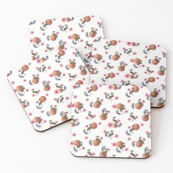 Item preview, Elegant Japanese Herons Pattern designed and sold by AtlMaddynette.