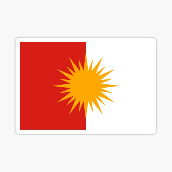 Item preview, Yazidi Flag designed and sold by Maralya.