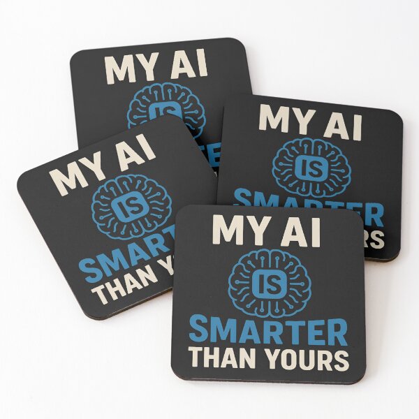 Item preview, My AI Is Smarter Than Yours – Tech Quote Design designed and sold by BloomOfDesign.
