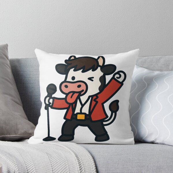 Item preview, Moo Jagger (Funny Rock Musician) designed and sold by Candie_Loudenfrau_Art.