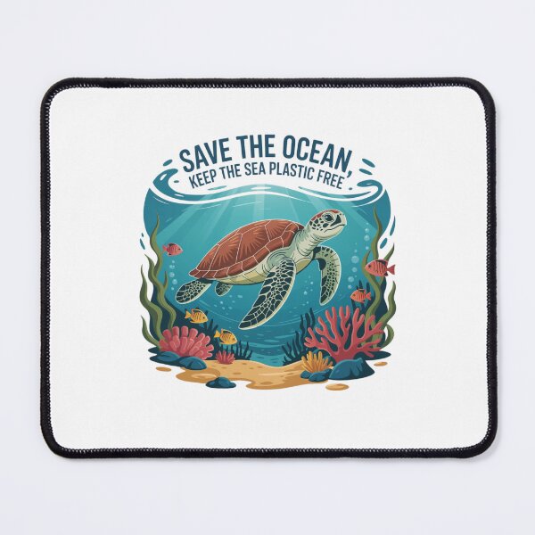 Item preview, Save The Ocean Keep the Sea Plastic Free designed and sold by Mateusz Majcherek.