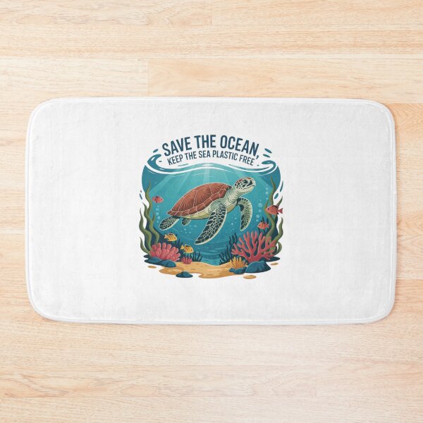 Item preview, Save The Ocean Keep the Sea Plastic Free designed and sold by Mateusz Majcherek.