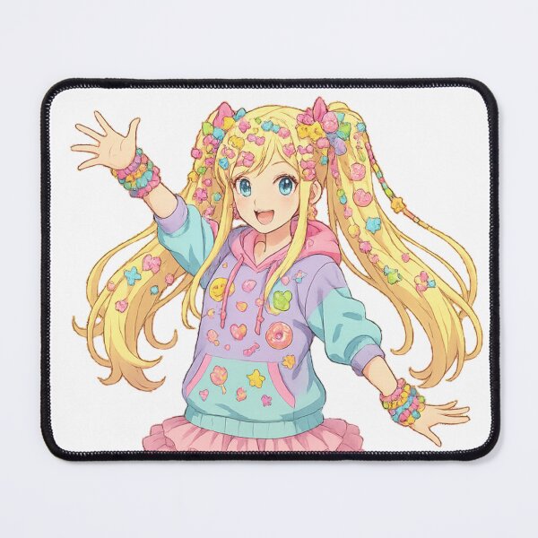 Item preview, Pastel Rainbow Queen – Kawaii and Fun Fashion (Decora) designed and sold by Candie_Loudenfrau_Art.