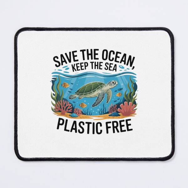 Item preview, Save The Ocean Keep the Sea Plastic Free designed and sold by Mateusz Majcherek.
