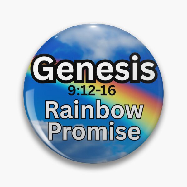 Item preview, Copy of Rainbow Promise, Christian rainbow, Bible Verse, Scripture, Rainbow, Noah's Ark, Flood,  designed and sold by LacedInCharm.