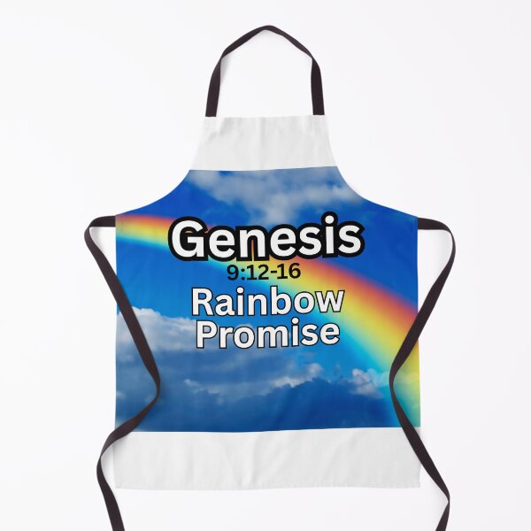 Item preview, Copy of Rainbow Promise, Christian rainbow, Bible Verse, Scripture, Rainbow, Noah's Ark, Flood, designed and sold by LacedInCharm.