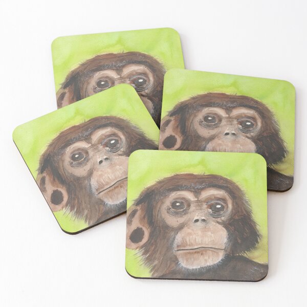 Item preview, monkey designed and sold by leeaustinarts.