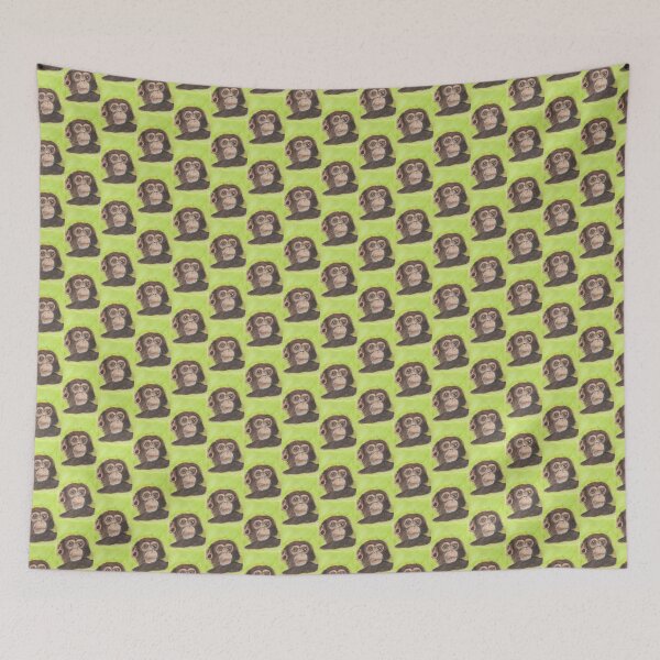 Item preview, monkey designed and sold by leeaustinarts.