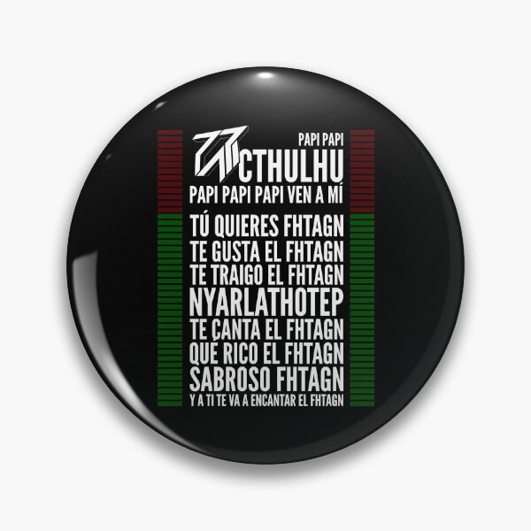Item preview, PAPI Cthulhu Lyrics designed and sold by Andrés Abel.