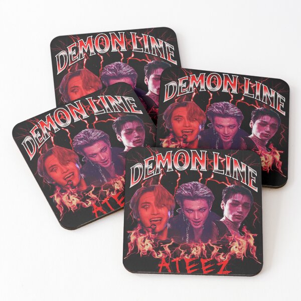Item preview, Demon Line ATEEZ  designed and sold by Popsical  Prints.