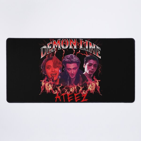 Item preview, Demon Line ATEEZ designed and sold by Popsical Prints.