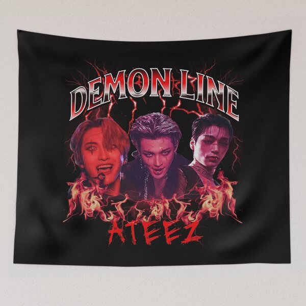 Item preview, Demon Line ATEEZ  designed and sold by Popsical  Prints.