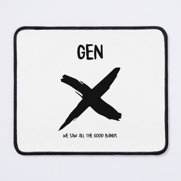 Item preview, Gen X: We Saw All The Good Bands designed and sold by RedWhiteGoAU.