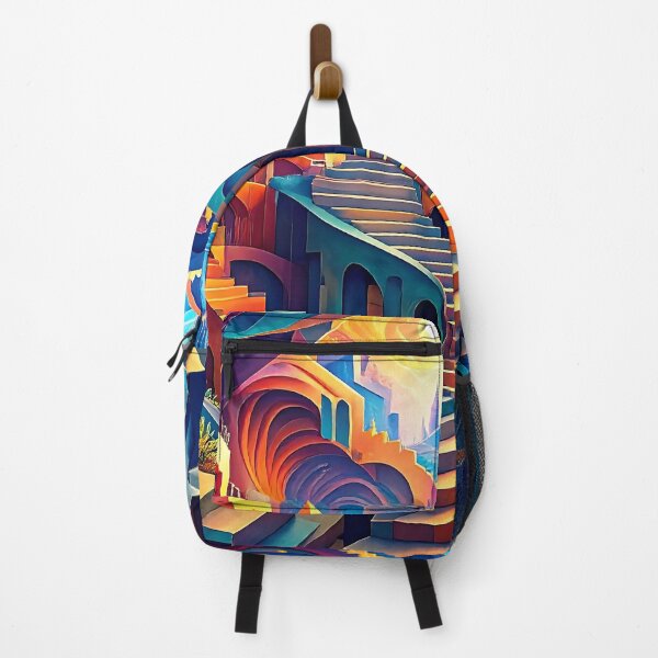 Item preview, The City of Magic Stairs The Colorful Maze: Surreal Architecture designed and sold by Nok-Thep.