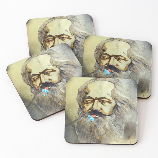 Item preview, KARL MARX portrait with pacifier designed and sold by shokofart of DARYUSH SHOKOF.