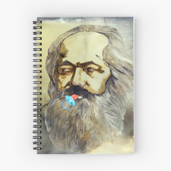 Item preview, KARL MARX portrait with pacifier designed and sold by shokofart.