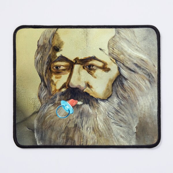 Item preview, KARL MARX portrait with pacifier designed and sold by shokofart.