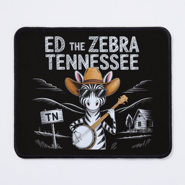 Item preview, ed the zebra tennessee – Cartoon Sketch Adventure Shirt designed and sold by Slavicsoul.