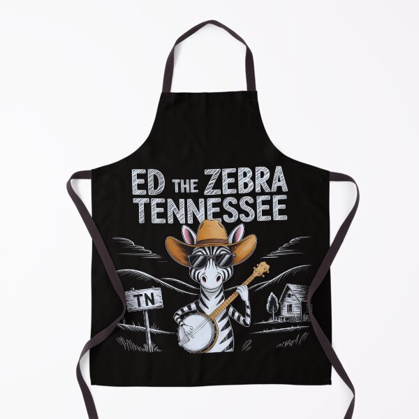 Item preview, ed the zebra tennessee – Cartoon Sketch Adventure Shirt designed and sold by Slavicsoul.