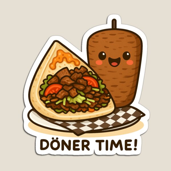 Artikel-Vorschau von Döner-Zeit! - Döner Kebab Deutsch Türkisch, designt und verkauft von Canto Canuck.