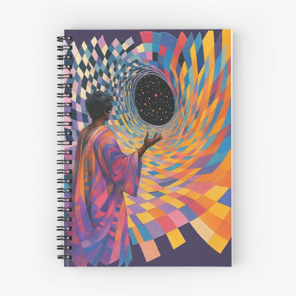 Item preview, Cosmic Portal Visionary – Psychedelic Colour Vortex and Starfield Art designed and sold by Shoot-The-Moon.