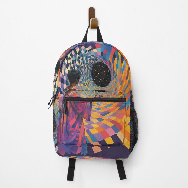Item preview, Cosmic Portal Visionary – Psychedelic Colour Vortex and Starfield Art designed and sold by Shoot-The-Moon.
