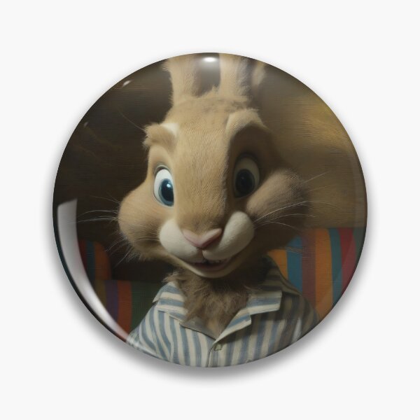 Item preview, Cute Funny Bunny in Pijamas Vintage Old Portrait designed and sold by MovieSetStories.