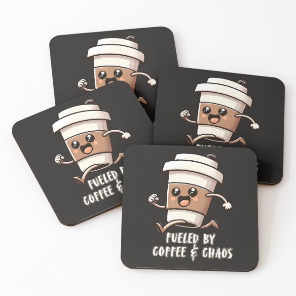 Item preview, Fueled by Coffee and Chaos designed and sold by DanaTees.