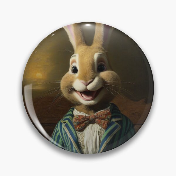 Item preview, Cute Funny Bunny in Pijamas Vintage Old Portrait designed and sold by MovieSetStories.