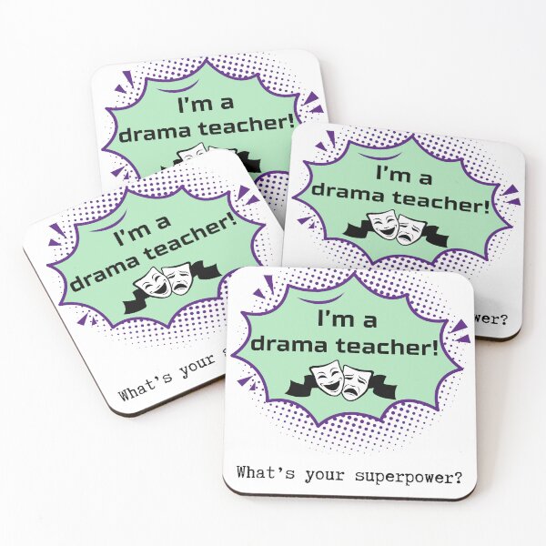 Item preview, I'm a drama teacher superhero designed and sold by Ophelia's Wardrobe.
