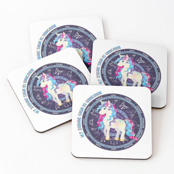 Item preview, My Zodiac Sign Is Unicorn – Cute Pastel Horoscope Design designed and sold by MerchYouSearch.