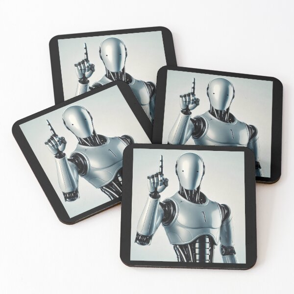 Item preview, tesla bot designed and sold by TEEJAMBOREE.